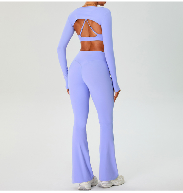 YJ-TM0270-CK   Bare-Skin Running Fitness Trousers