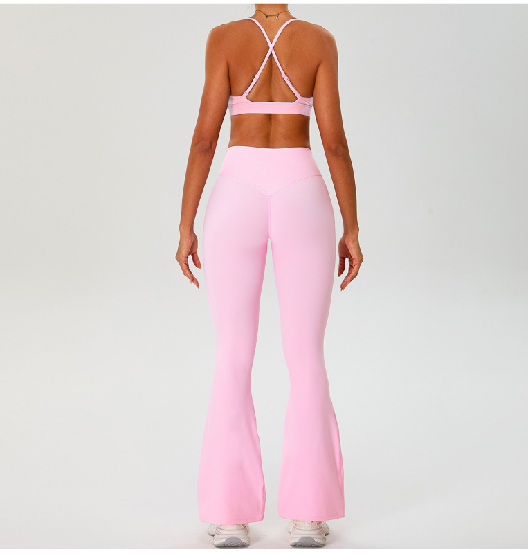 YJ-TM0270-CK   Bare-Skin Running Fitness Trousers