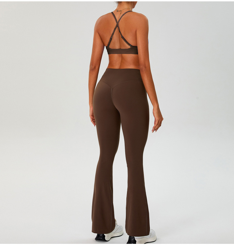 YJ-TM0270-CK   Bare-Skin Running Fitness Trousers