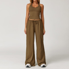 3058 vest + 3058 trousers - coffee color