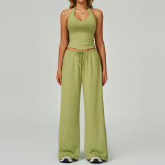 3058 vest + 3058 trousers -- lime green