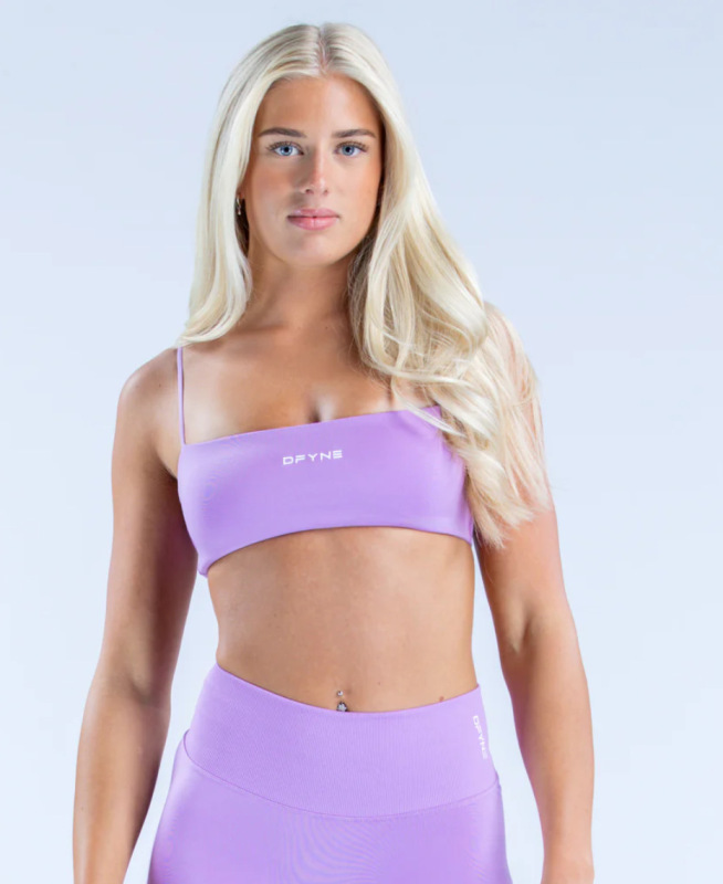 Df Defy Series Nude Sports Fitness Shock-Proof Spaghetti Strap Yoga Bra with Chest Pad