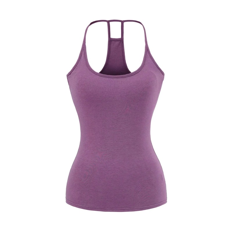 Yoga Sports Suit, Slim Fit with Chest Pad, Elastic Camisole + Cuffed Waist, Slimming Look and Drapedy Micro-Flared Pants