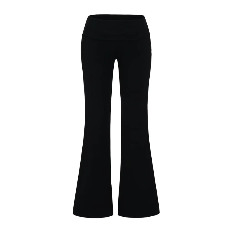 Yoga Sports Suit, Slim Fit with Chest Pad, Elastic Camisole + Cuffed Waist, Slimming Look and Drapedy Micro-Flared Pants