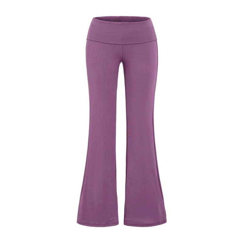 Yoga Sports Suit, Slim Fit with Chest Pad, Elastic Camisole + Cuffed Waist, Slimming Look and Drapedy Micro-Flared Pants