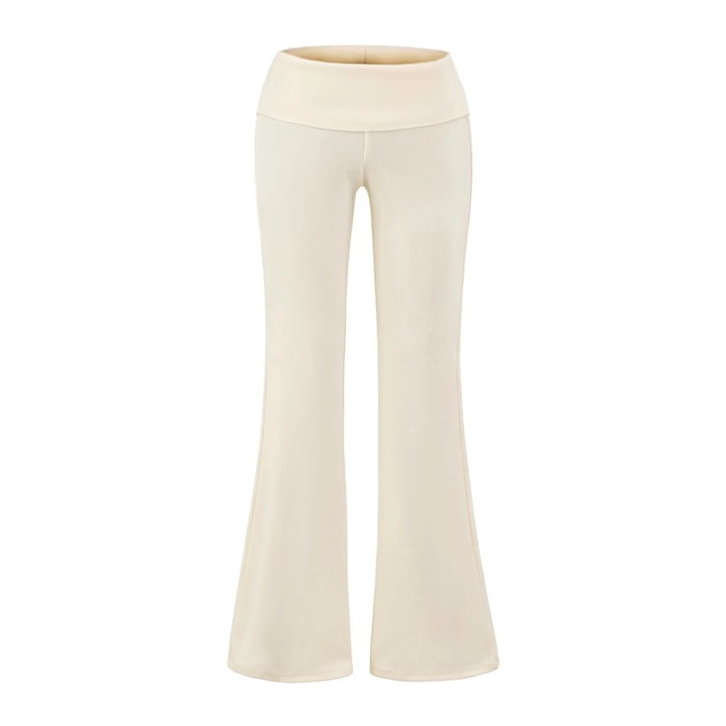 Yoga Sports Suit, Slim Fit with Chest Pad, Elastic Camisole + Cuffed Waist, Slimming Look and Drapedy Micro-Flared Pants
