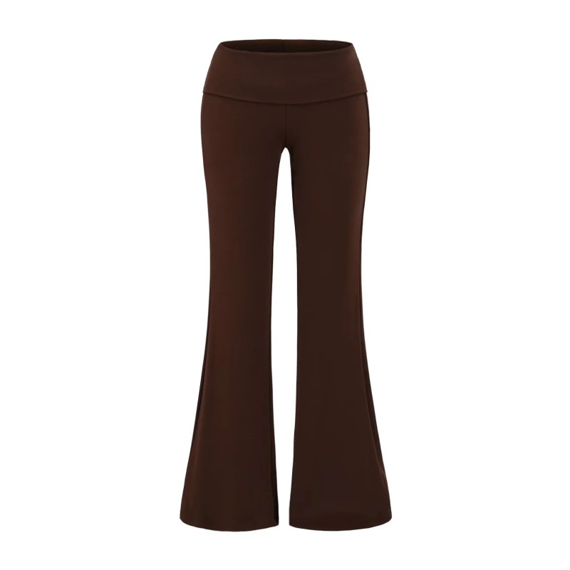Yoga Sports Suit, Slim Fit with Chest Pad, Elastic Camisole + Cuffed Waist, Slimming Look and Drapedy Micro-Flared Pants