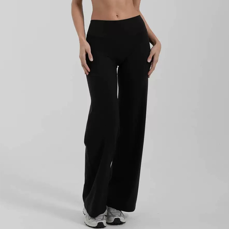 New yoga pants, straight leg wide-leg pants, sports pants, casual, loose fit, fitness, running, outerwear, quick-drying yoga pants