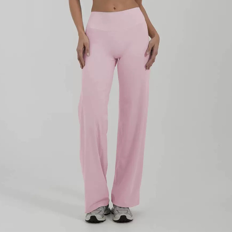 New yoga pants, straight leg wide-leg pants, sports pants, casual, loose fit, fitness, running, outerwear, quick-drying yoga pants
