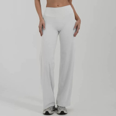 YY244 Glacier White Straight Leg Pants