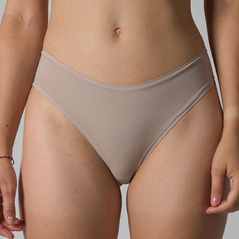 SY- SK1215-NK     Solid color low waist nude underwear