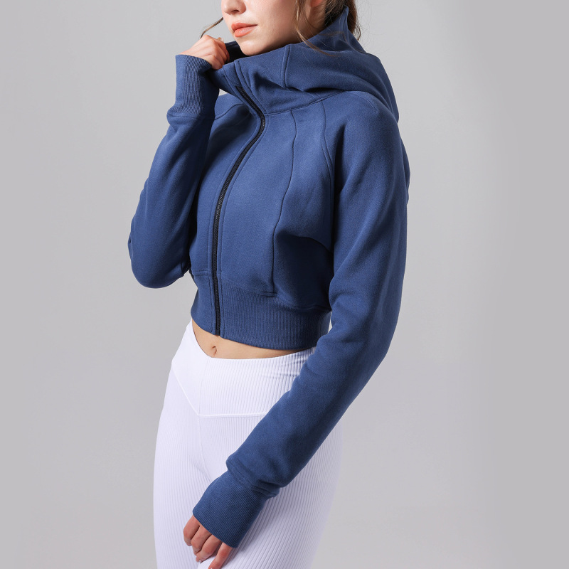 Autumn/Winter 2025 Thick Yoga Top/Jacket - Affordable Alternative to Sports Jacket with Stand Collar - Fashionable Running Jacket - Cross-border