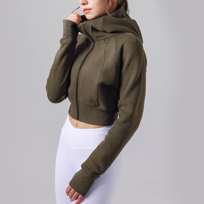 Autumn/Winter 2025 Thick Yoga Top/Jacket - Affordable Alternative to Sports Jacket with Stand Collar - Fashionable Running Jacket - Cross-border