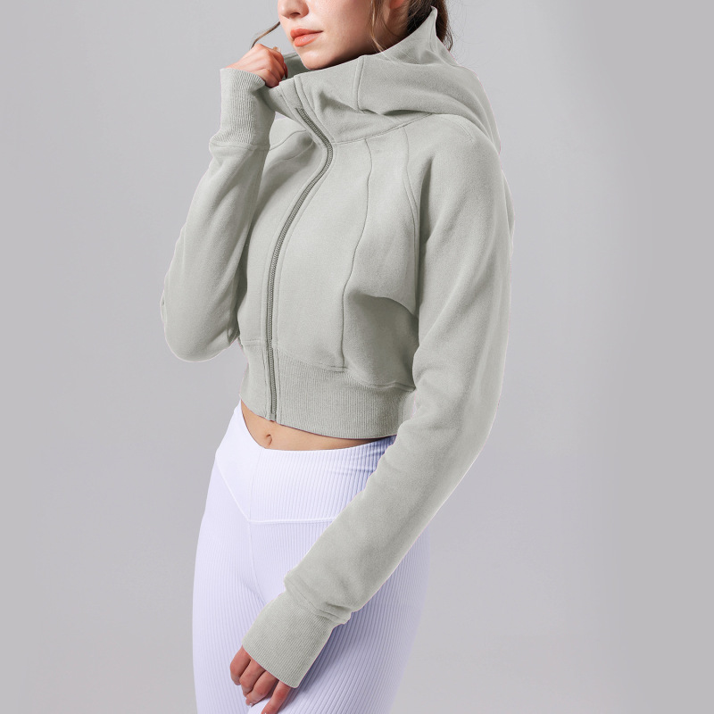 Autumn/Winter 2025 Thick Yoga Top/Jacket - Affordable Alternative to Sports Jacket with Stand Collar - Fashionable Running Jacket - Cross-border