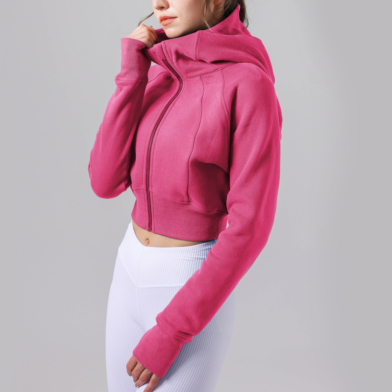 Autumn/Winter 2025 Thick Yoga Top/Jacket - Affordable Alternative to Sports Jacket with Stand Collar - Fashionable Running Jacket - Cross-border