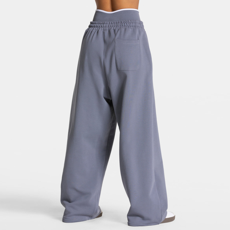 TEVE Cross-Border Loose Yoga Pants: Stylish, Comfortable, Casual, Straight Leg, Wide Leg, Elastic, High Waist Fitness Pants