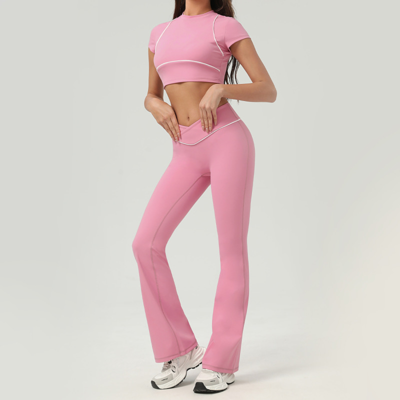 New cross-border tennis sports suit, casual sports tennis skirt suit, outdoor quick-drying sports yoga suit for women.