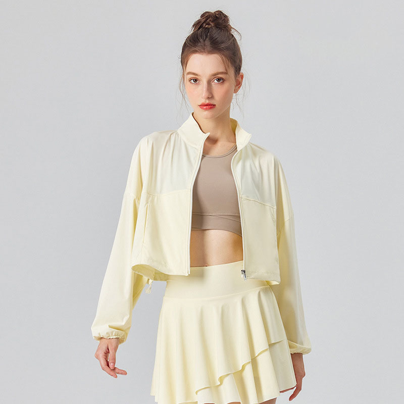 YC-YC221-WT   loose and breathable casual jacket.
