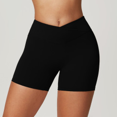 ZC-DDK8799-DK Eco-friendly recycled nude-feel tight yoga shorts