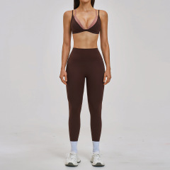 6116-1 Bra + 6116 Pants - Dark Brown