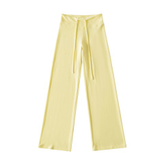 Yellow casual pants