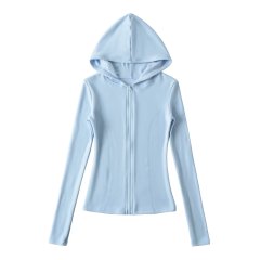 light blue jacket