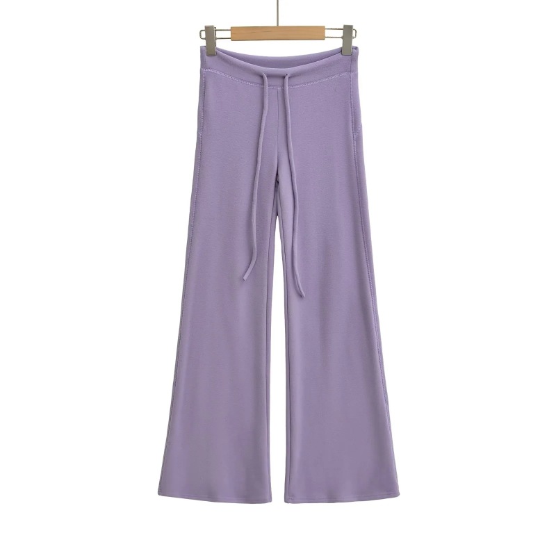Korean Pink Sports Suit for Women in Autum, Waist-Cinching Hooded Fleece Jacket + Yoga Micro-Flared Pants for Women