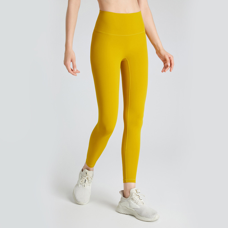 Women's high-waisted, quick-drying yoga pants with no embarrassing seams, wholesale fitness pants/fitness wear.
