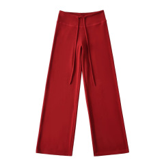 Burgundy casual pants