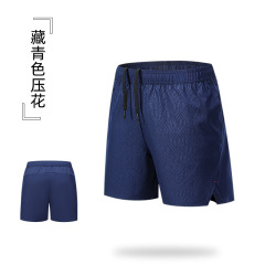 Navy blue embossed