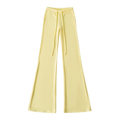 Yellow casual pants