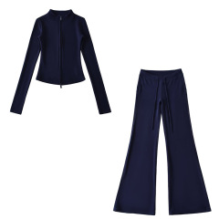 Navy blue suit