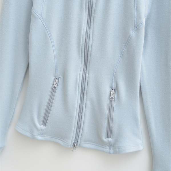 Relaxed-fit sportswear set, stand-up collar, slim-fit long-sleeved zip-up sweatshirt, drawstring flared sweatpants, women's trousers.