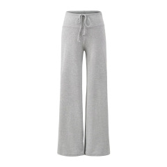 Light gray straight pants