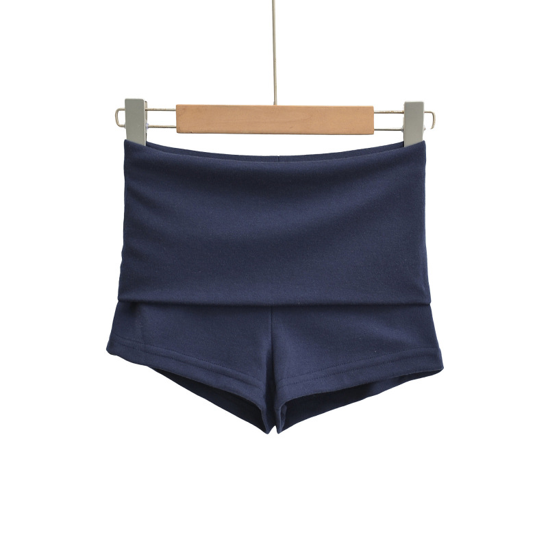 Pure and Alluring Style Versatile Petite Round-Neck Long-Sleeve Cardigan Paired with Sexy Camisole and Hot Girl Shorts Set for Women