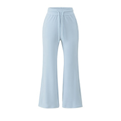 Blue flared pants