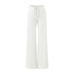 White straight pants