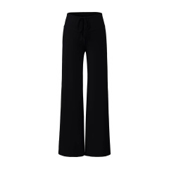 Black straight pants
