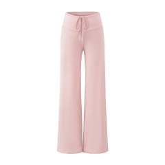 Soft matte pink straight pants