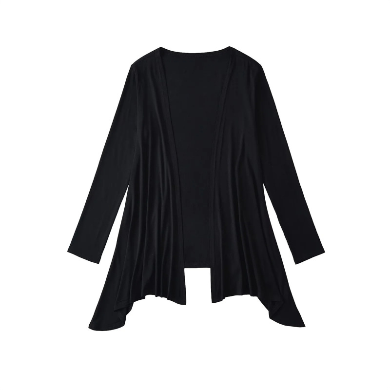 Pure Desire, Lazy Feeling, Asymmetrical Outer Wear, Sun Protection Cardigan Top, Halter Neck V Neck Sexy Vest Two-Piece Set