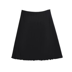 Pure black skirt