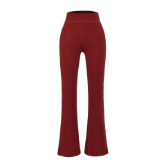 Burgundy casual pants