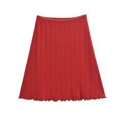 Red skirt