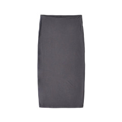Dark gray midi skirt