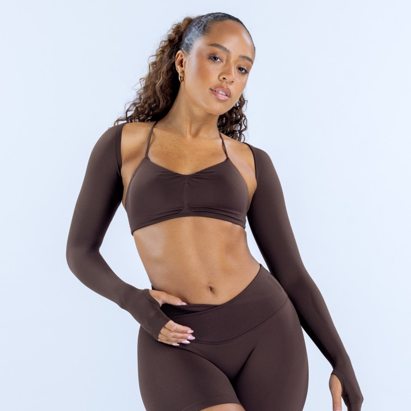 AliExpress Hot Selling New Fully Matte Nylon Sports Fitness Yoga Vest Seamless Long Sleeve with Thumb Hole