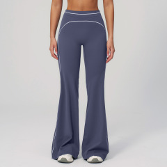 ZC-7028-CK,Brushed Wide-Leg Pants,Sports Running Fitness pants