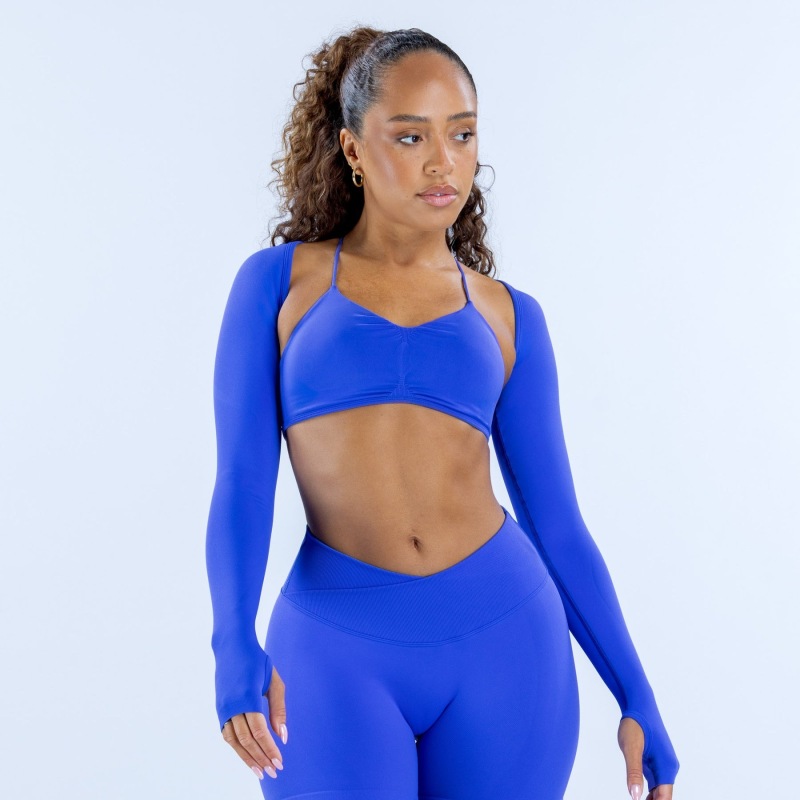 AliExpress Hot Selling New Fully Matte Nylon Sports Fitness Yoga Vest Seamless Long Sleeve with Thumb Hole