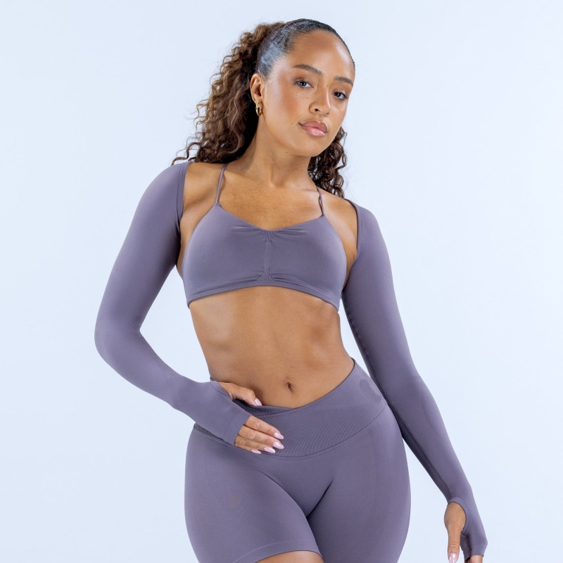 AliExpress Hot Selling New Fully Matte Nylon Sports Fitness Yoga Vest Seamless Long Sleeve with Thumb Hole