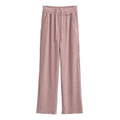 Pink straight pants