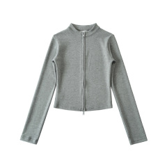 Dark gray coat